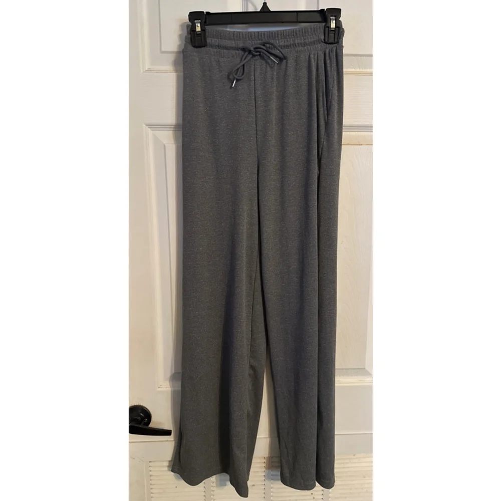 Women's Lovepoem by Block Gray Wide Leg Pants S